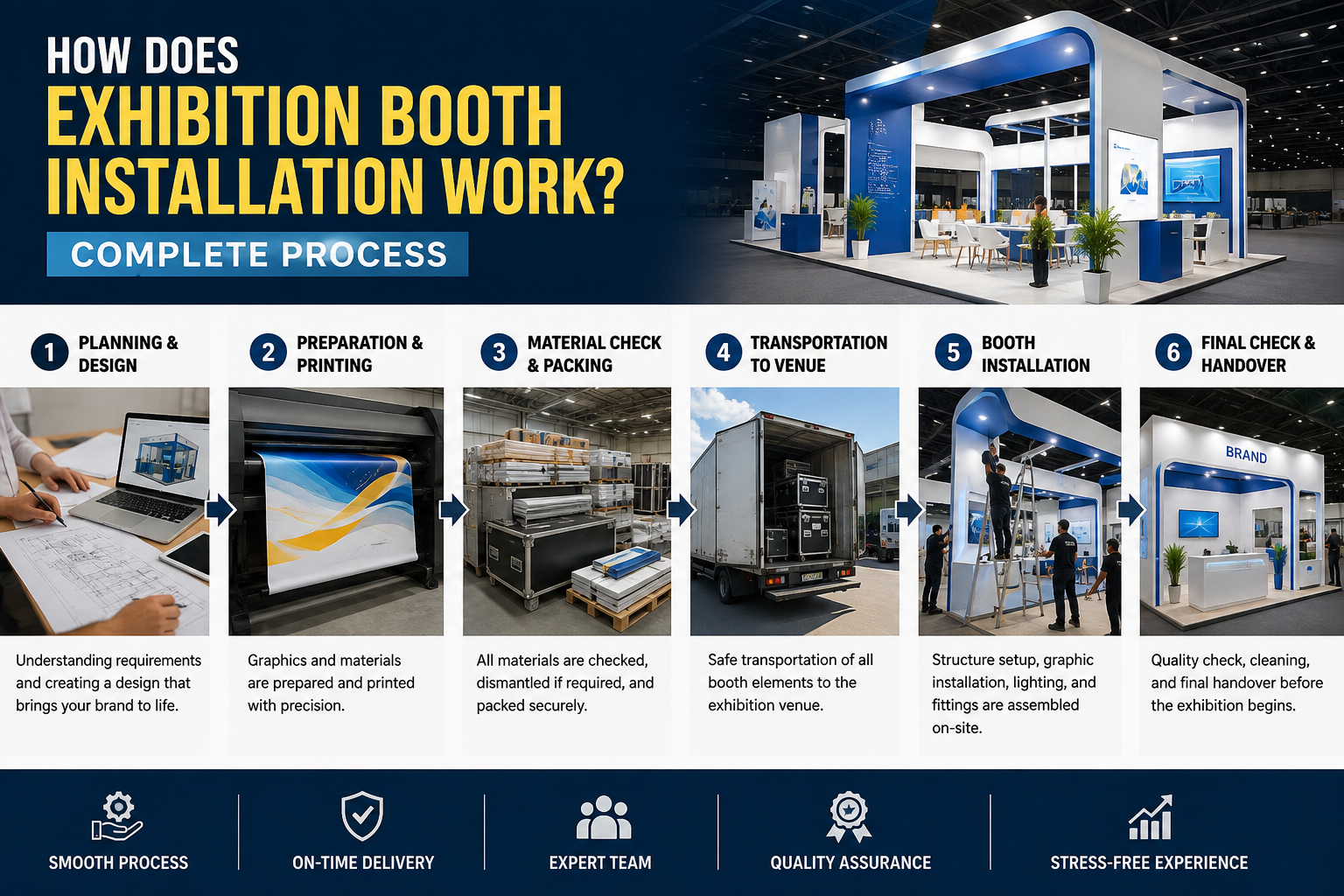 How Does Exhibition Booth Installation Work? Complete Process